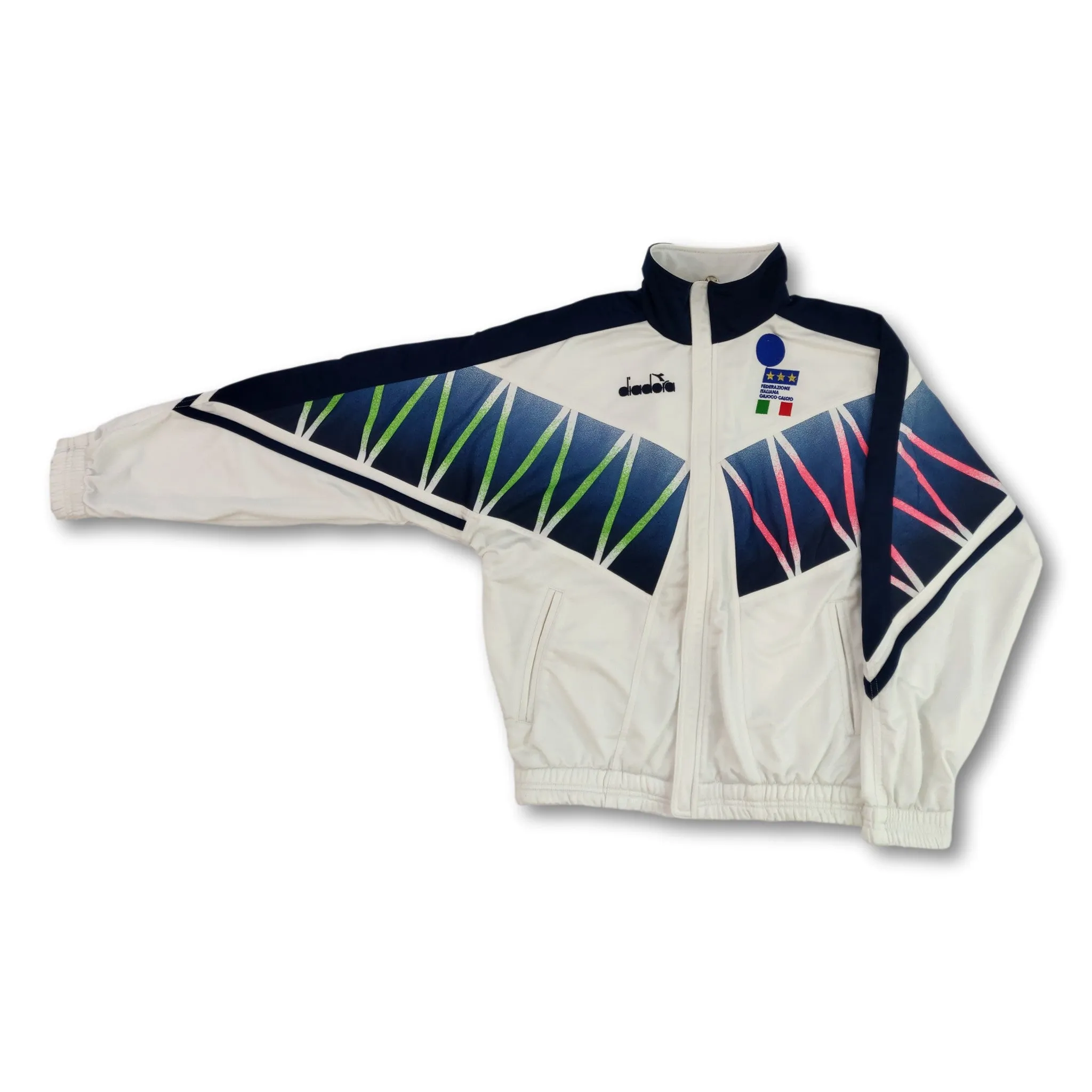 1994 white Italy Diadora track jacket