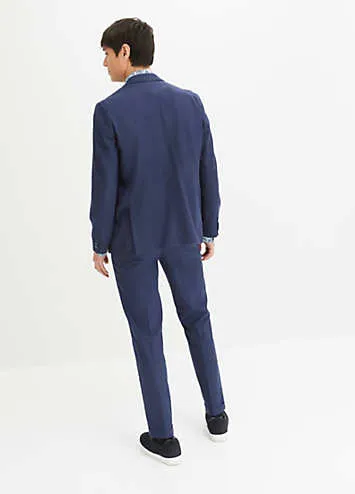 2-Piece Linen Slim Fit Suit by bonprix | Look Again