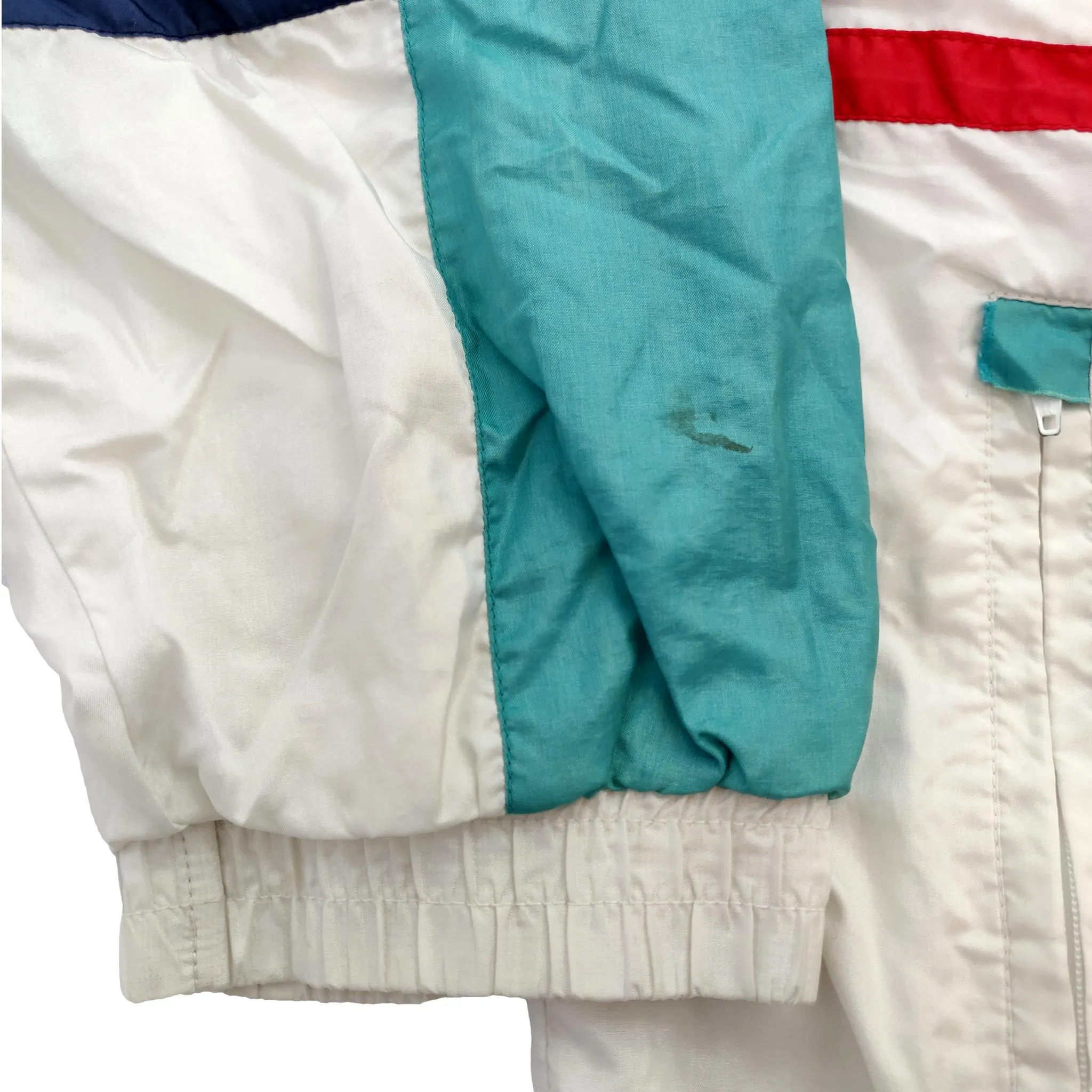 90s white Adidas ATP Line track jacket