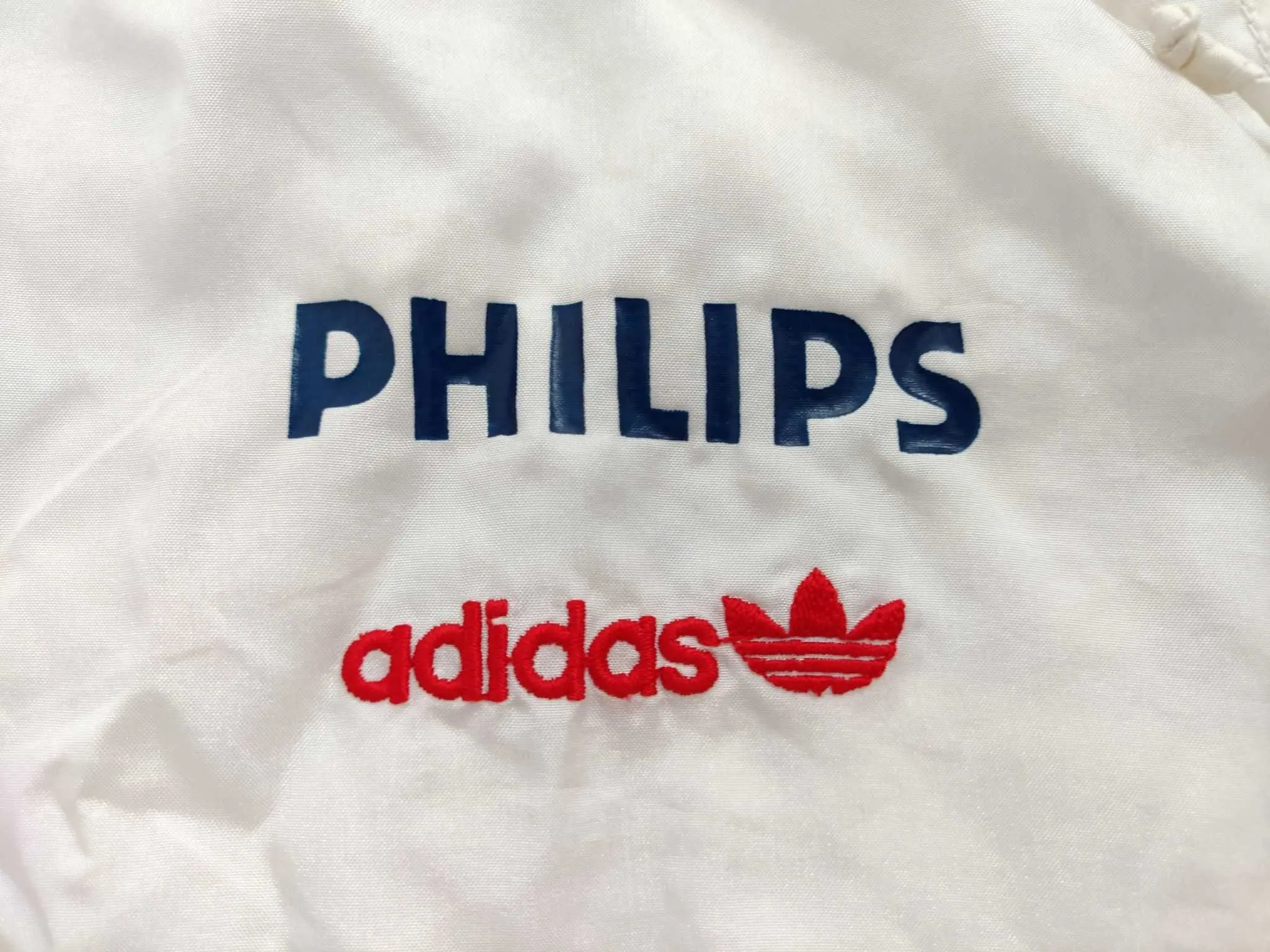 90s white Adidas ATP Line track jacket