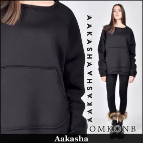 Aakasha  |Long Sleeves Plain Cotton Medium Hoodies & Sweatshirts