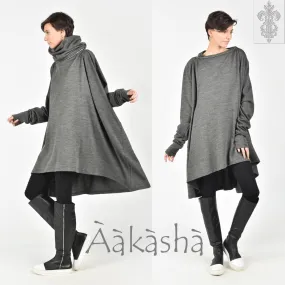 Aakasha  |Wool Plain Medium Handmade Super-long Sleeves