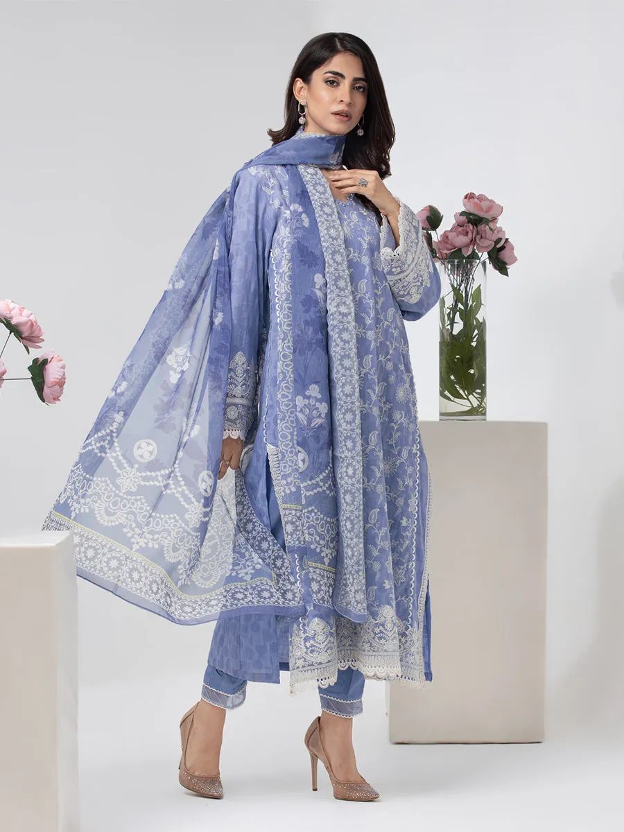 ACE Galleria Bahaar Festive Embroidered Dobby 3Pc Suit A-WU3PML23-22796