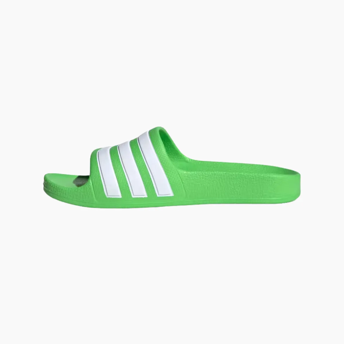 Adidas Adilette Aqua Kids Unisex Slide -Lucid Lime/Cloud White