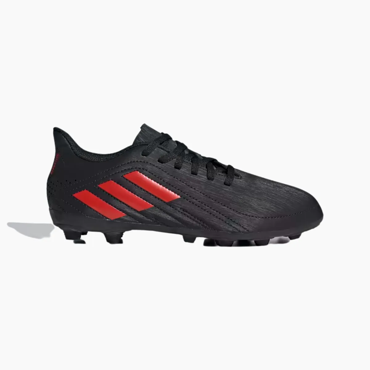 Adidas Deportivo Flexible Ground Kids Football Shoes -Core Black/Active Red/Cloud White