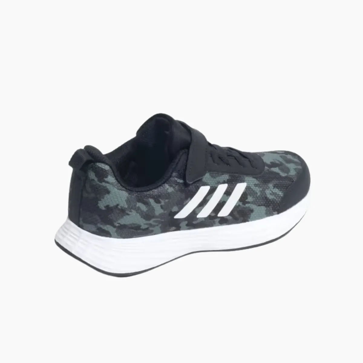 Adidas Essento 2.0 Kids Unisex Shoes (4-16Year)-Core Black/Cloud White/Silver Green