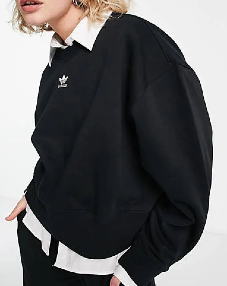 adidas  |Street Style Plain Cotton Logo Hoodies & Sweatshirts