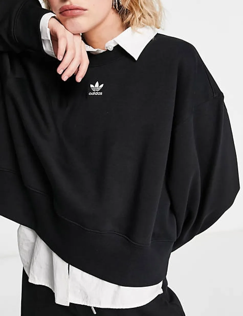 adidas  |Street Style Plain Cotton Logo Hoodies & Sweatshirts