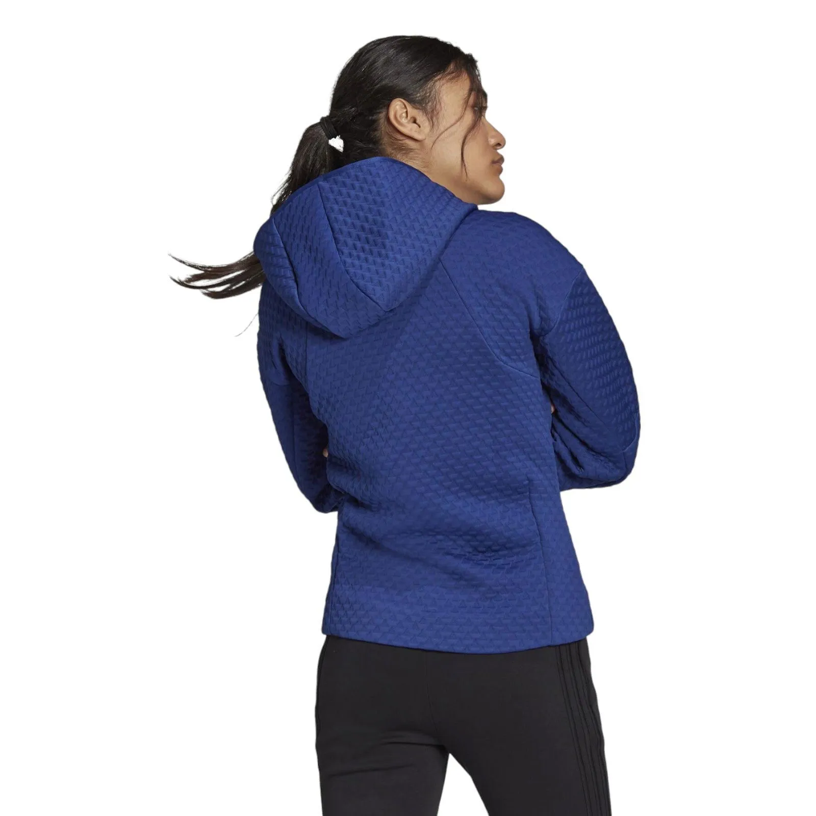 adidas Womens Z.N.E. Full Zip Hoodie - Victory Blue