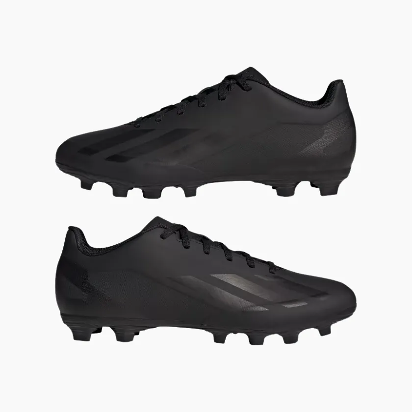 Adidas  X Crazyfast.4 Flexible Ground Soccer Unisex Football Shoes - Core Black