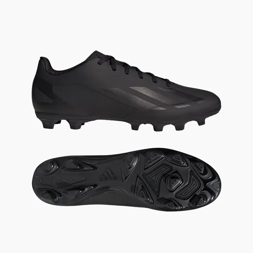 Adidas  X Crazyfast.4 Flexible Ground Soccer Unisex Football Shoes - Core Black