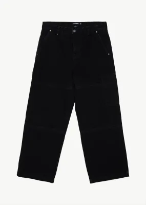 AFENDS Mens Richmond - Carpenter Pants - Black