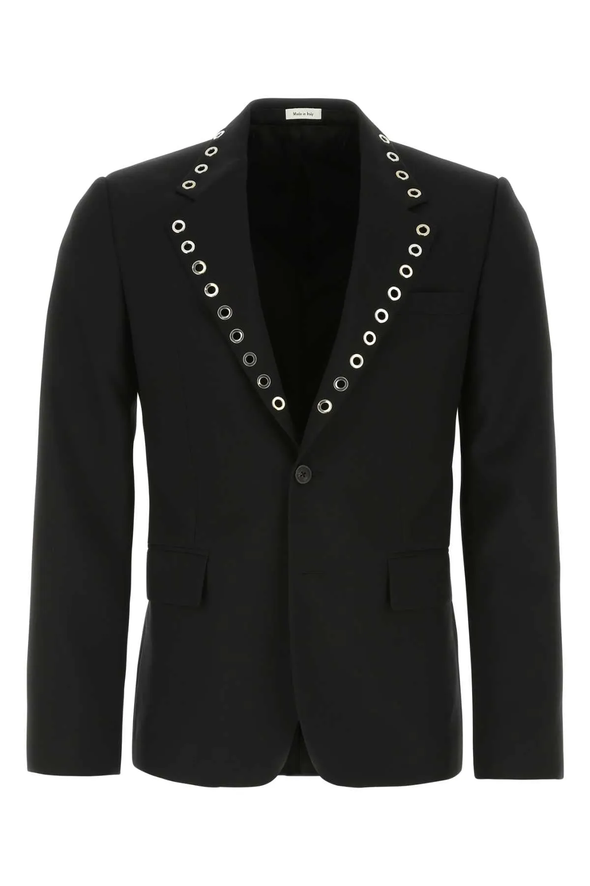 Alexander Mcqueen Black Wool Blazer