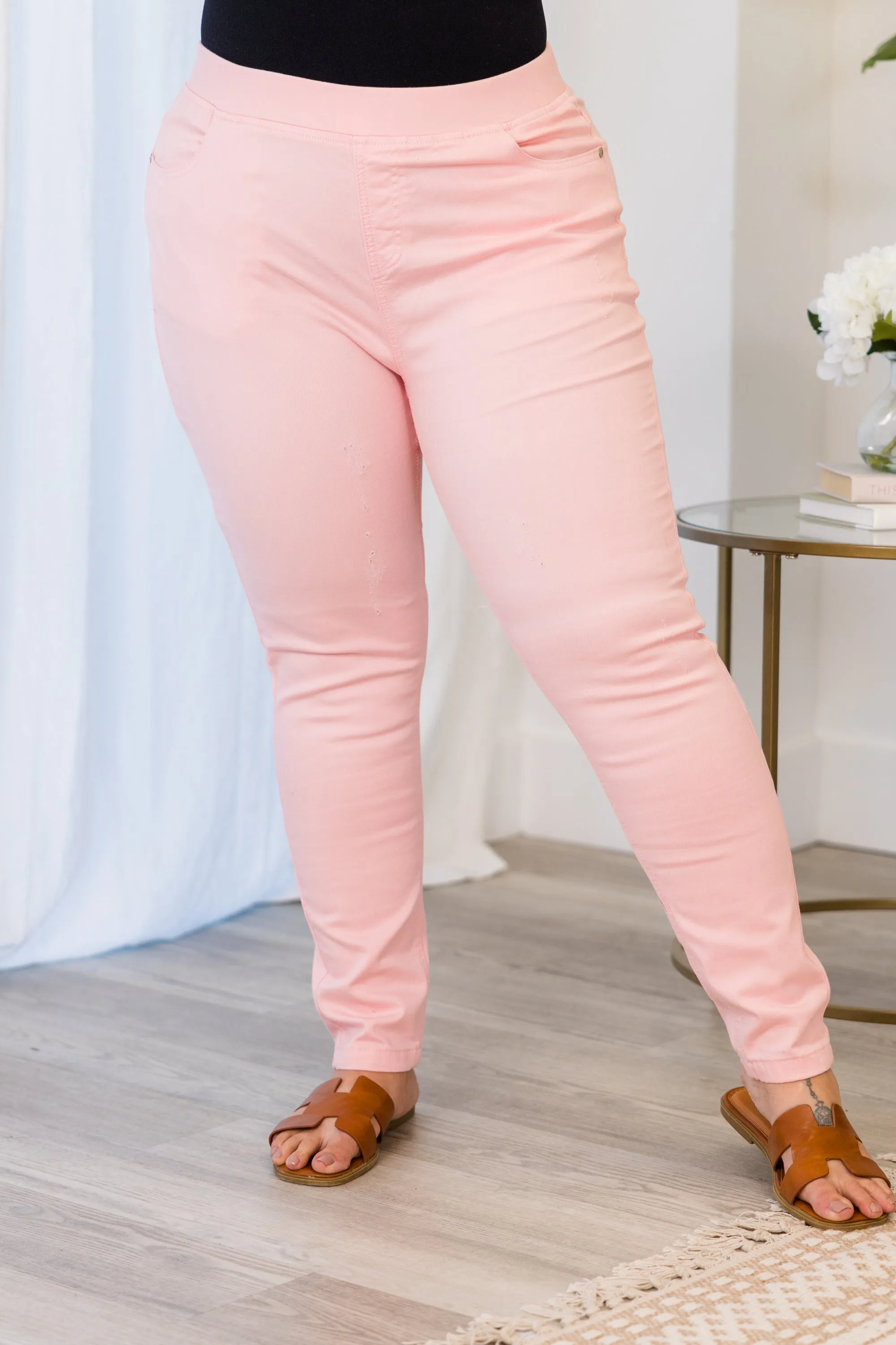 All The Answers Jeggings, Pink