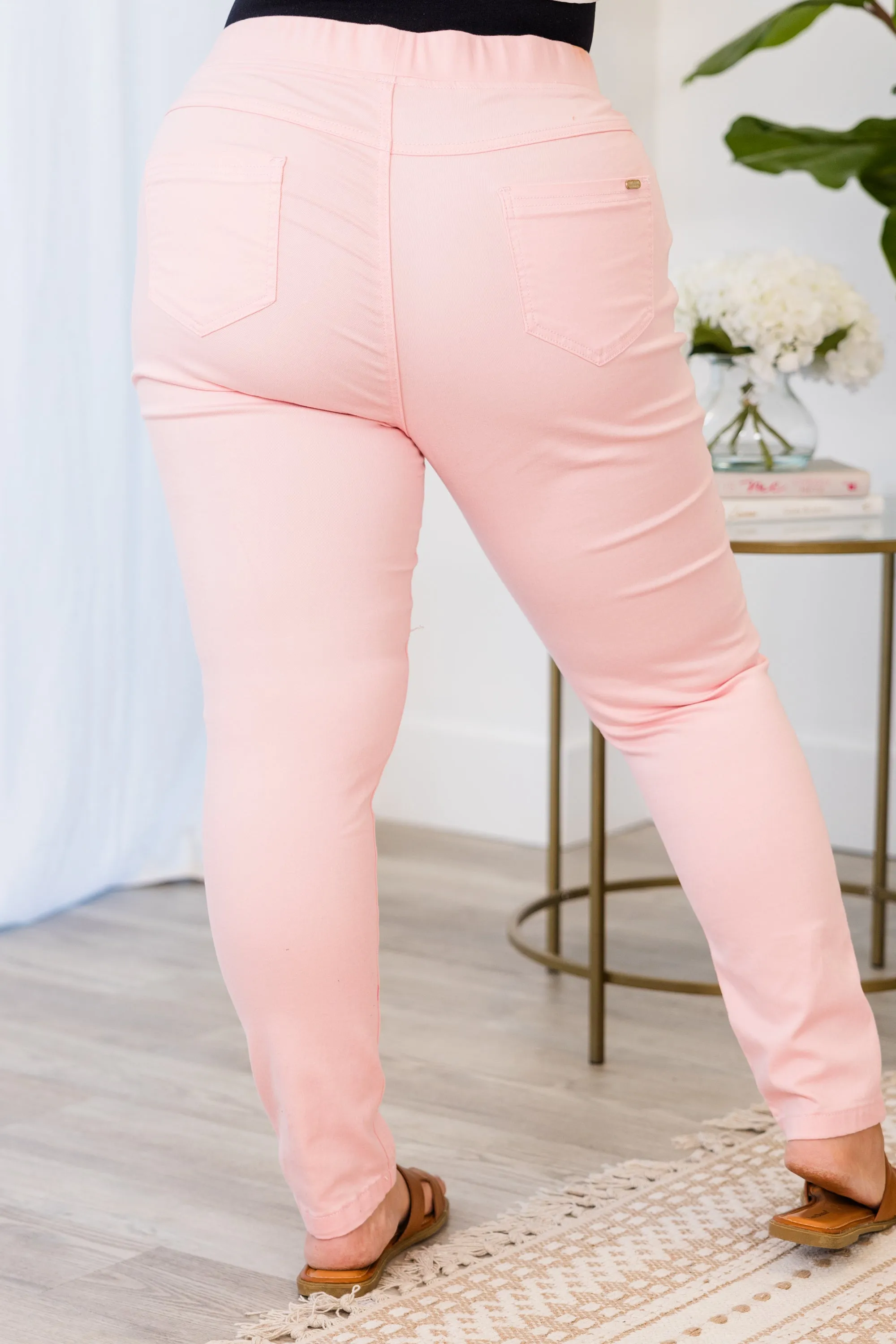 All The Answers Jeggings, Pink