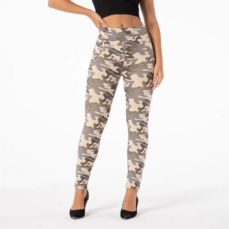 Alternative Women's Camo Fitness Pants - Activewear for Goths and Metalheads