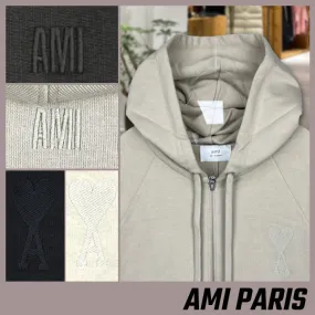 AMI PARIS  |Unisex Street Style Designers Hoodies