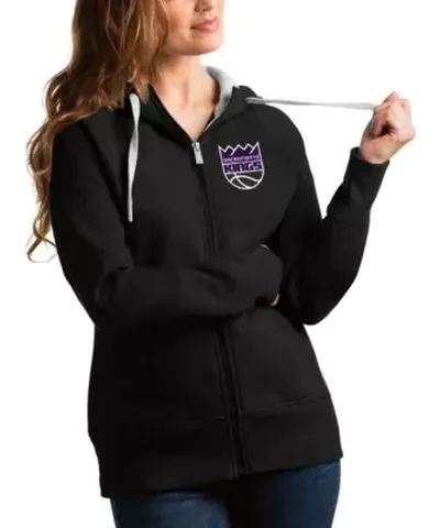 Antigua NBA Sacramento Kings Victory Full-Zip Hoodie