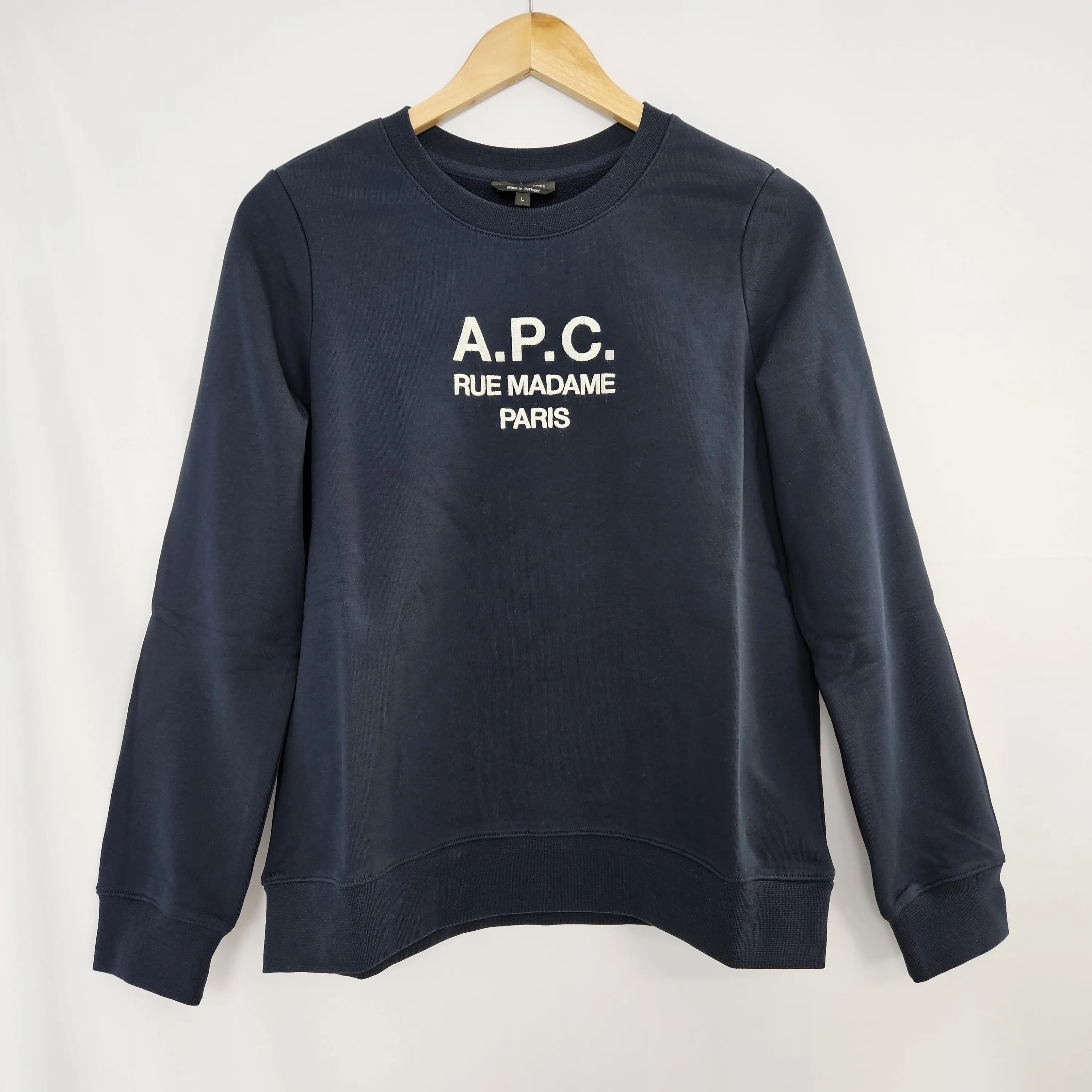 A.P.C.  |Unisex Street Style Logo Hoodies & Sweatshirts