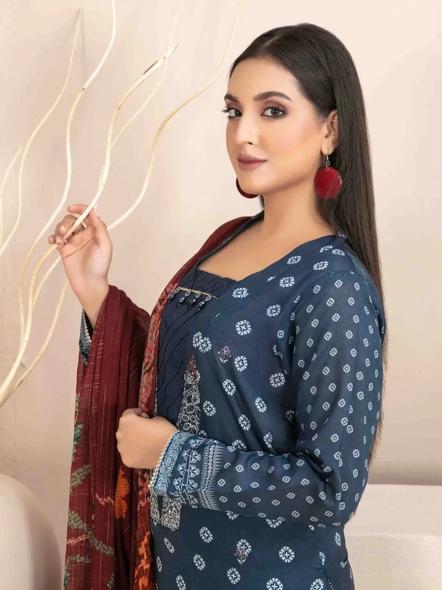 Avanti by Tawakkal Fabrics Unstitched Embroidered Lawn 3Pc Suit D-9314