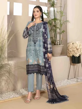 Avanti by Tawakkal Fabrics Unstitched Embroidered Lawn 3Pc Suit D-9317