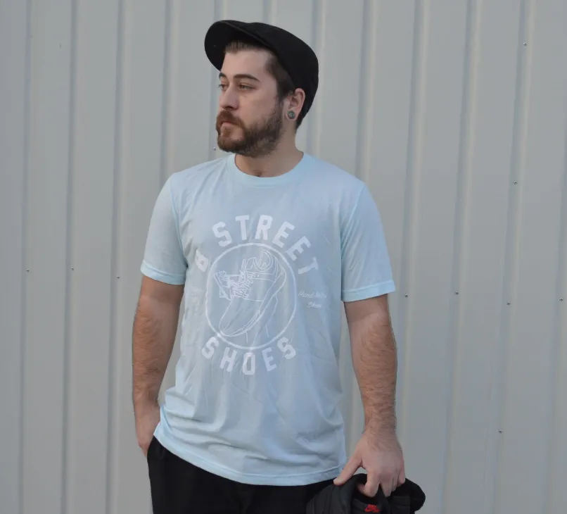 B Street T-Shirt- Light Blue W/ White B Street Logo- LIMITED QUANTITY & SIZING