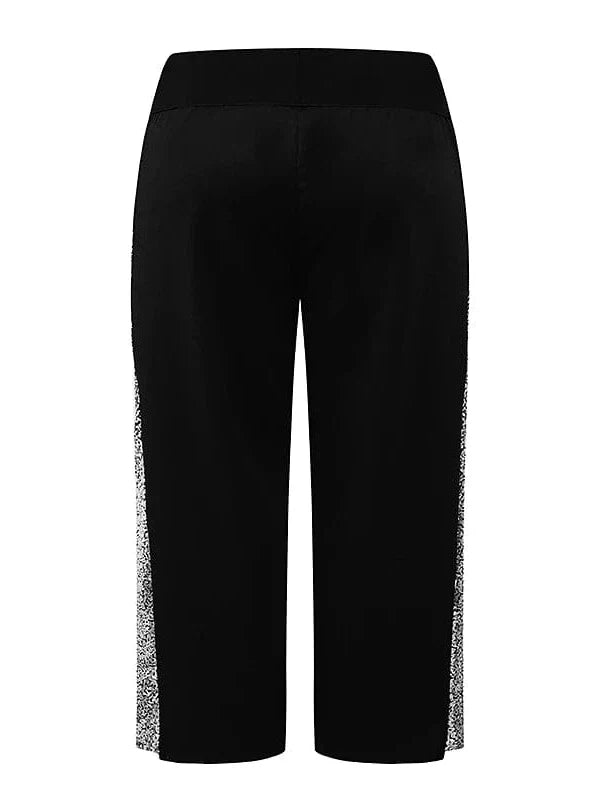 Baggy Black and Blue Women's Pants Trousers