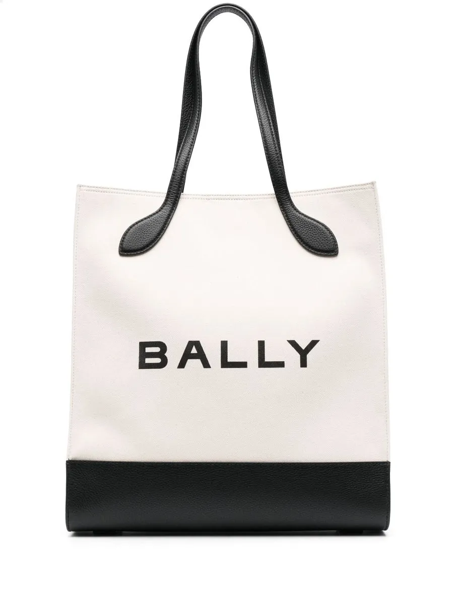 Bally    Bally Bar Keep On Fabric Tote Bag