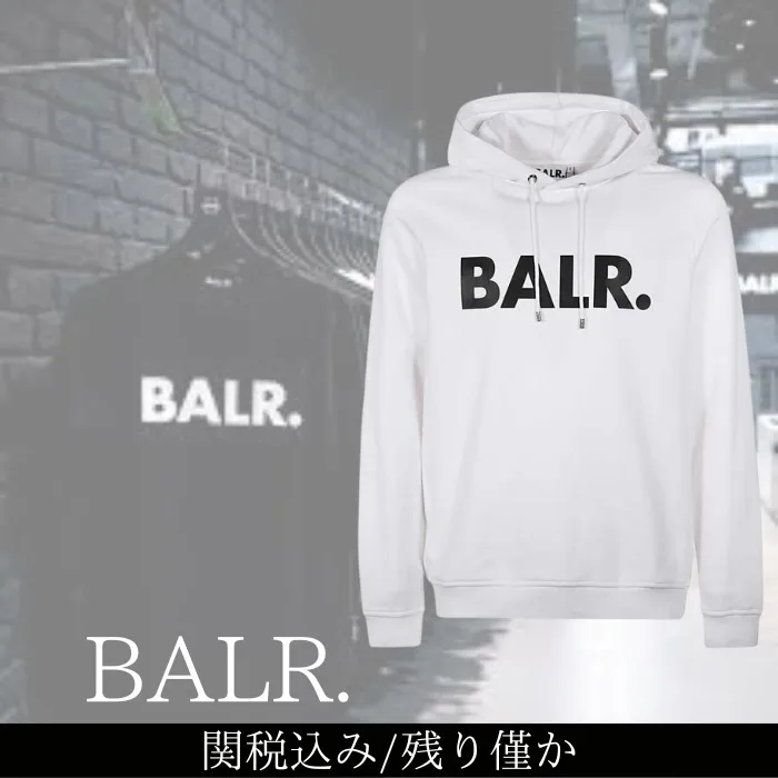 BALR  |Street Style Long Sleeves Logo Hoodies