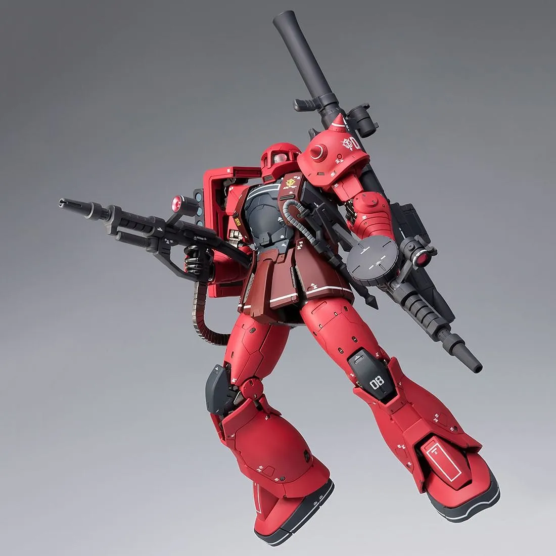 Bandai Mobile Suit Gundam The Origin Gundam Fix Figuration Metal Composite MS-05S Char Aznable's Zaku I Figure (red)