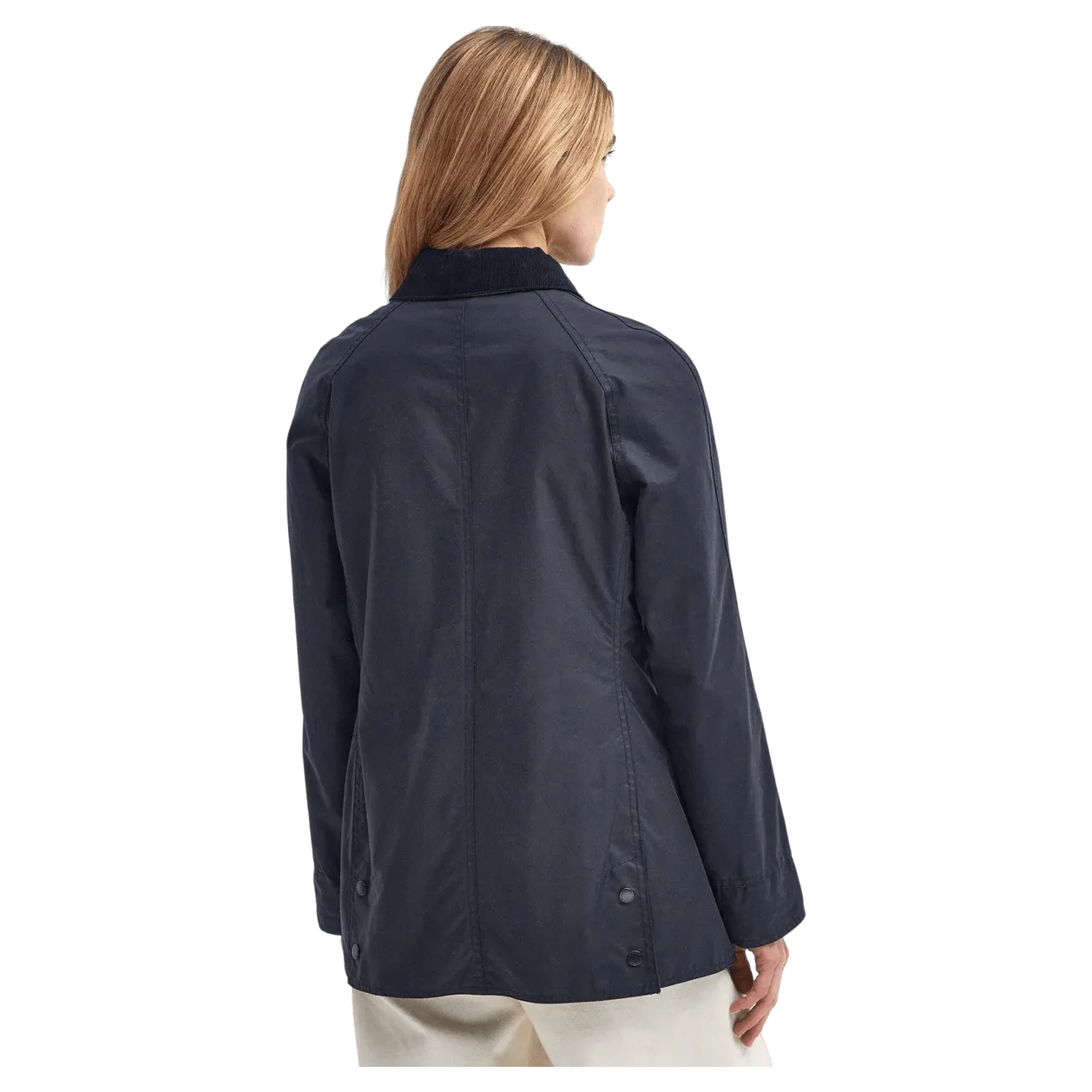 Barbour Beadnell Wax Jacket in Navy