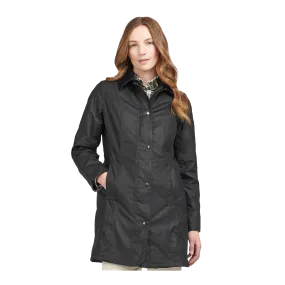 Barbour Belsay Wax Jacket in Black