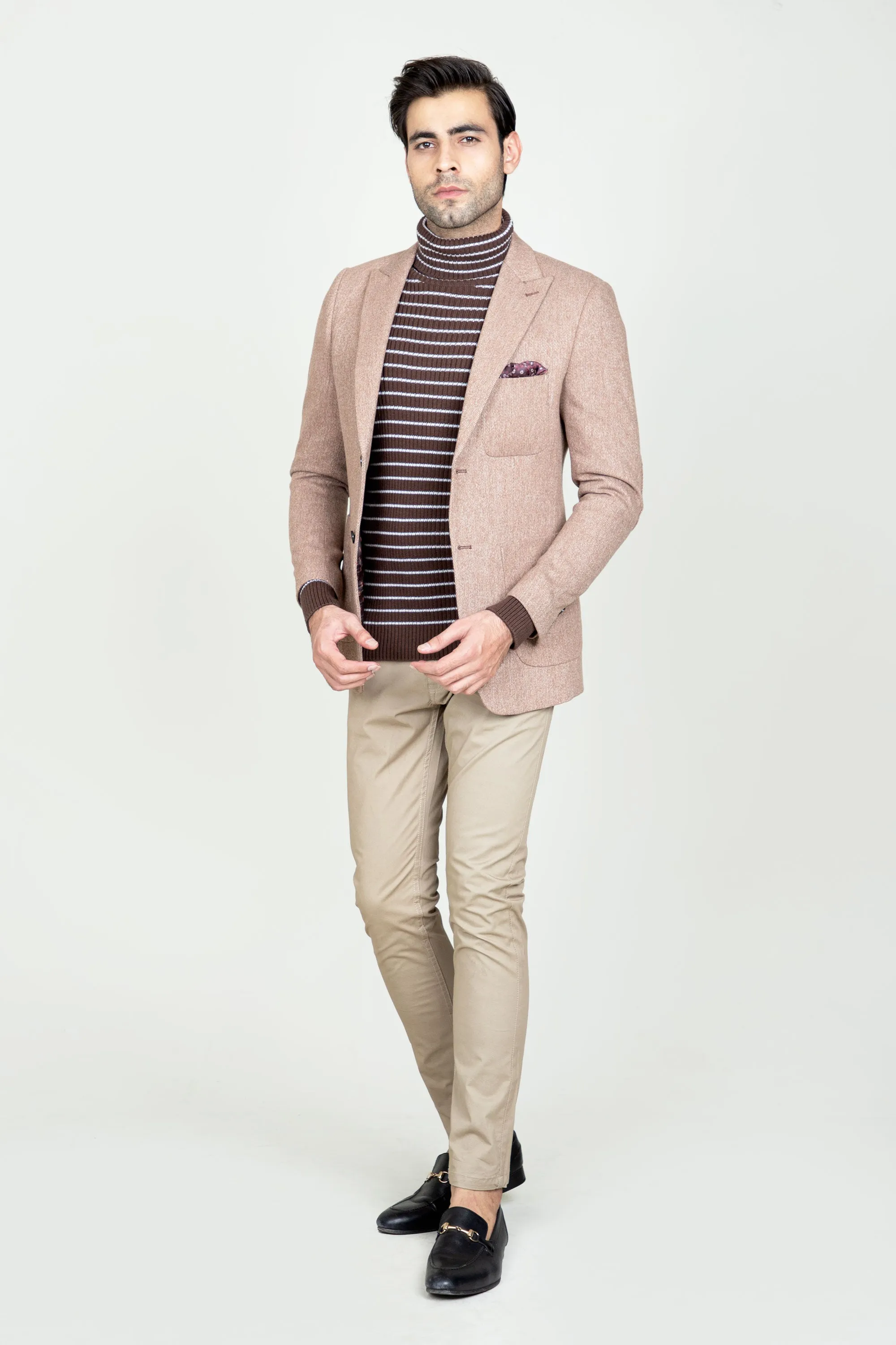 Beige Tweed Blazer