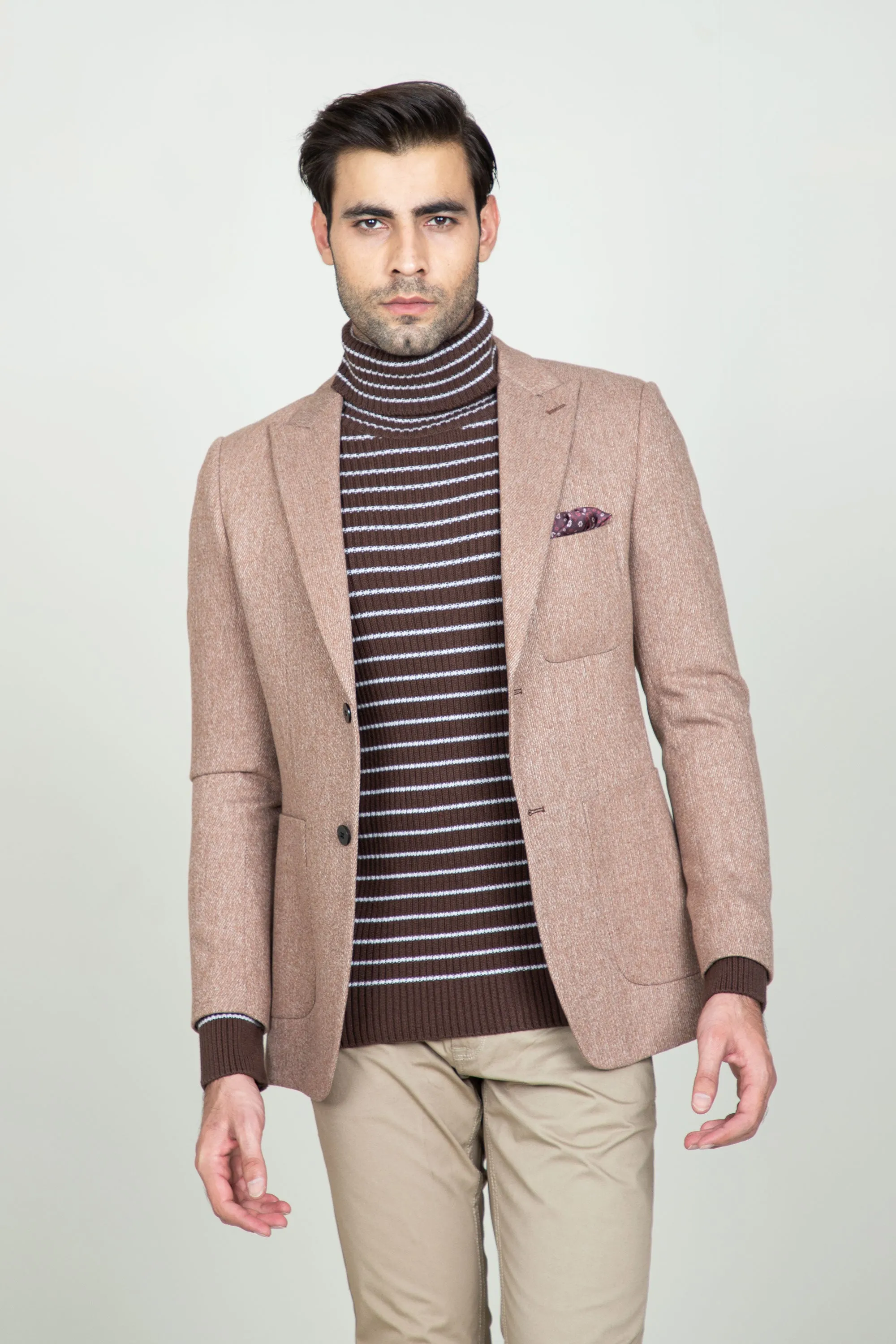 Beige Tweed Blazer