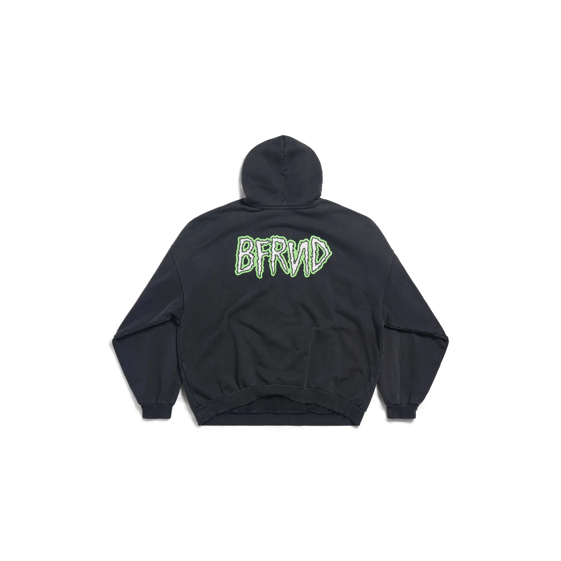 BFRND SERIES HOODIE LARGE FIT IN BLACK