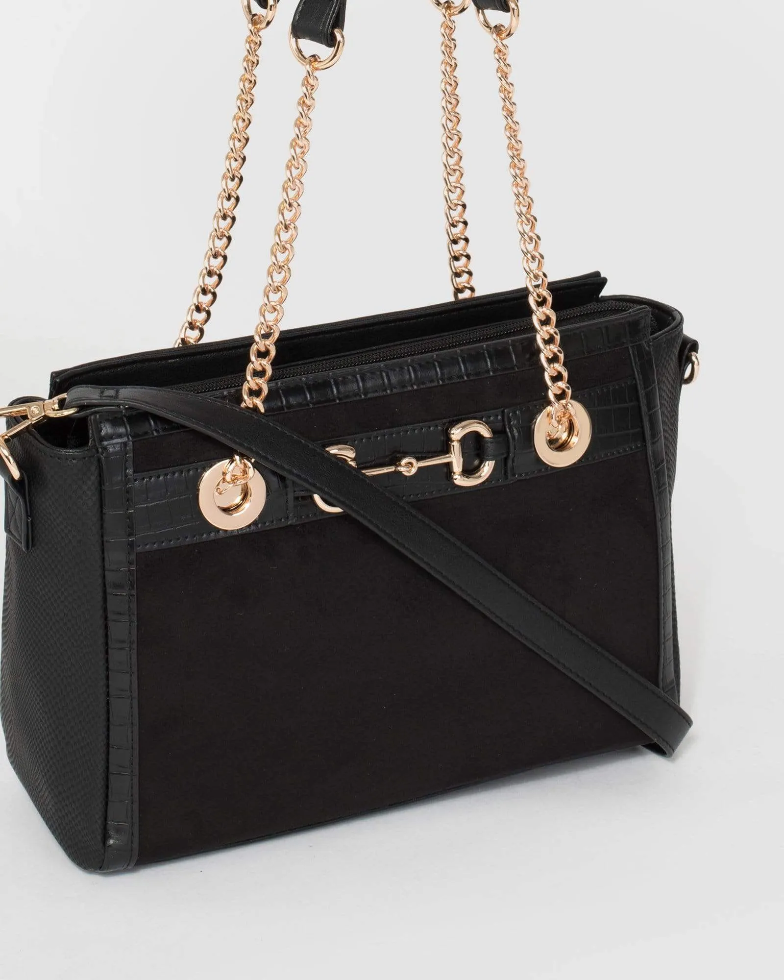 Black Greta Tote Bag