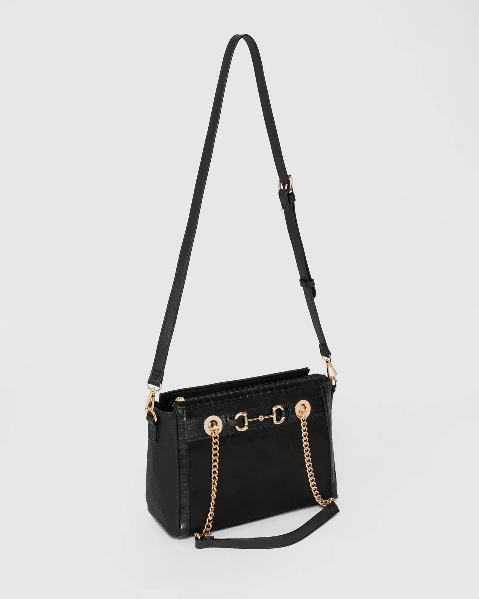 Black Greta Tote Bag