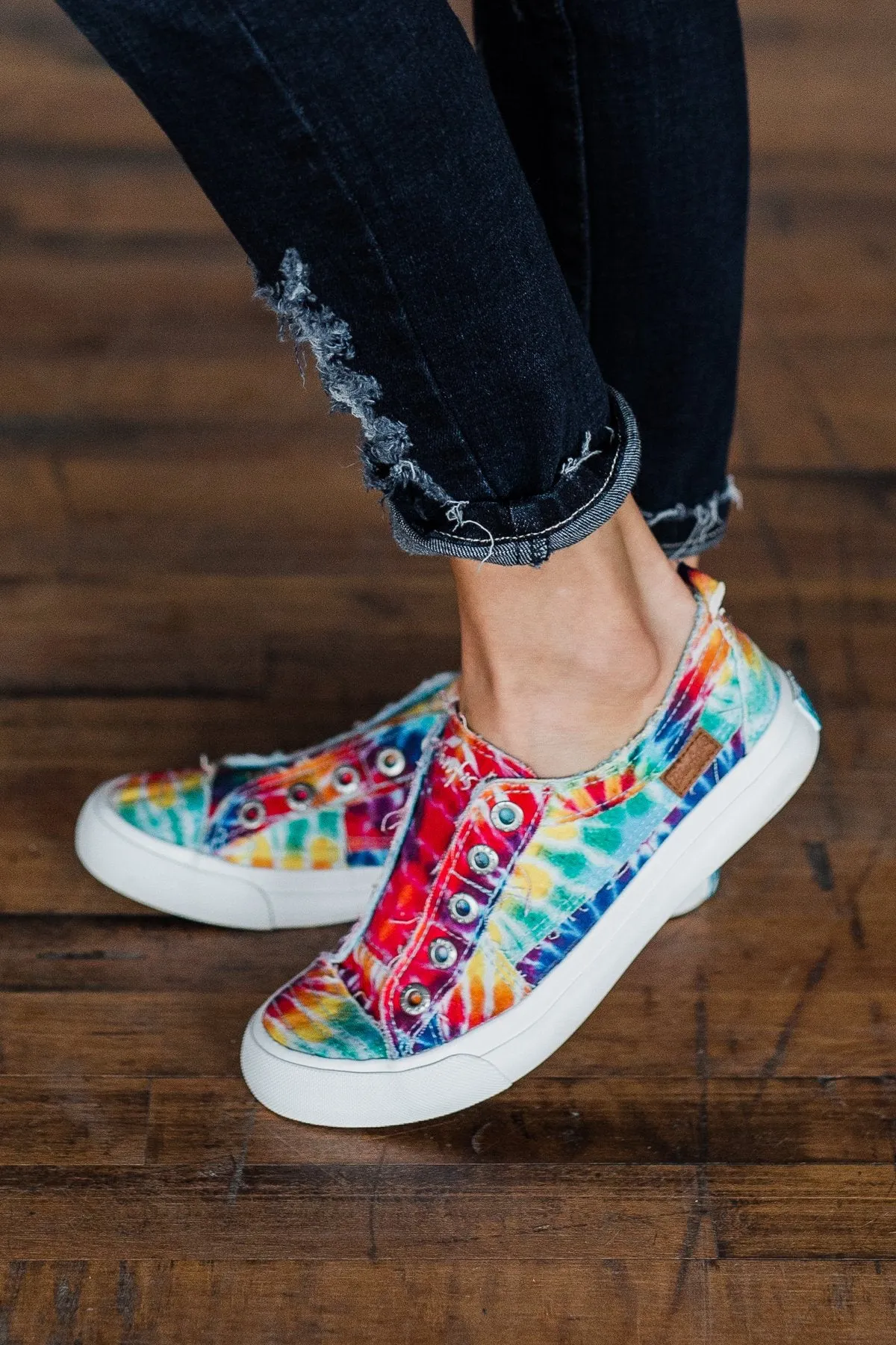 Blowfish Play Sneakers- Rainbow Tie Dye