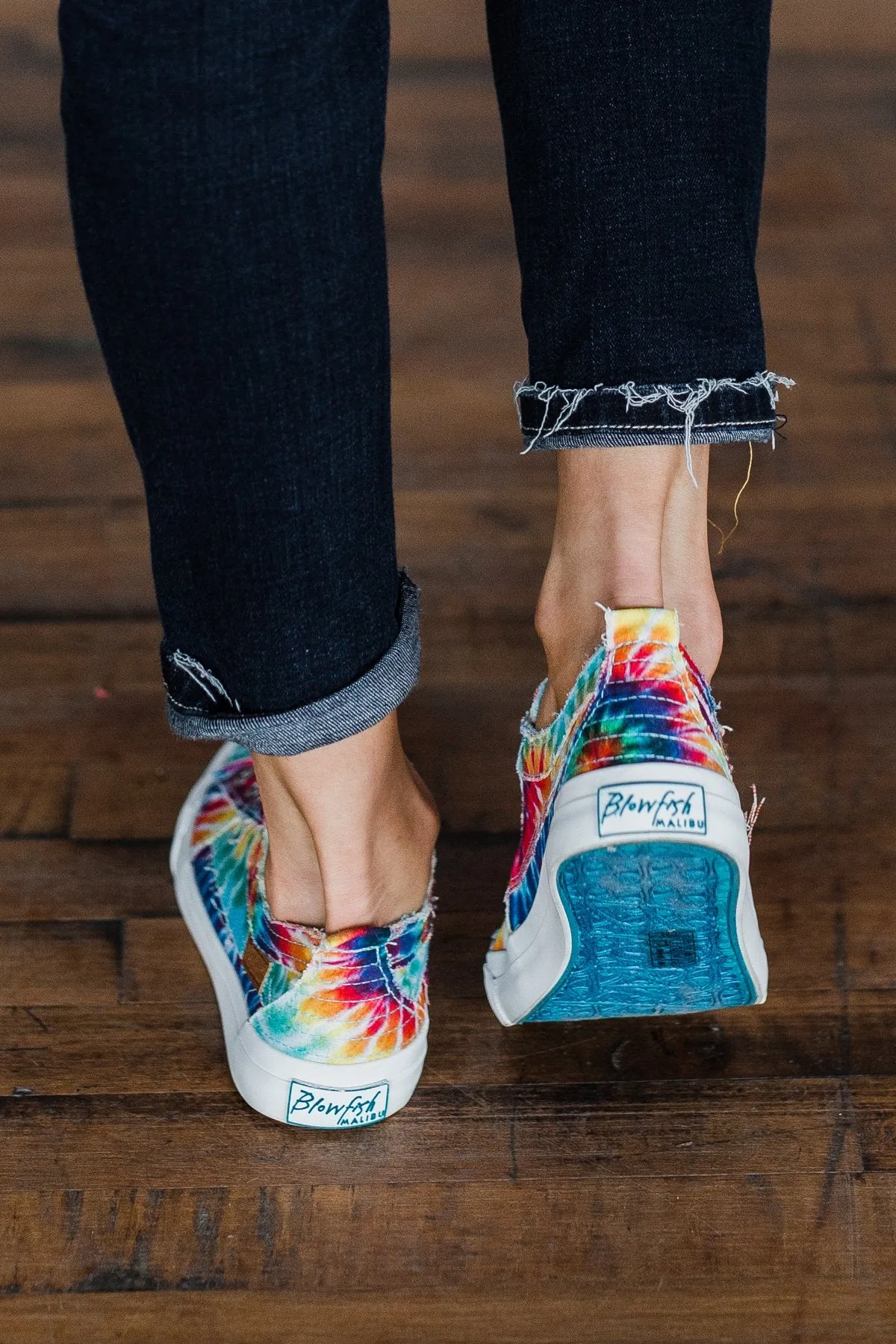 Blowfish Play Sneakers- Rainbow Tie Dye