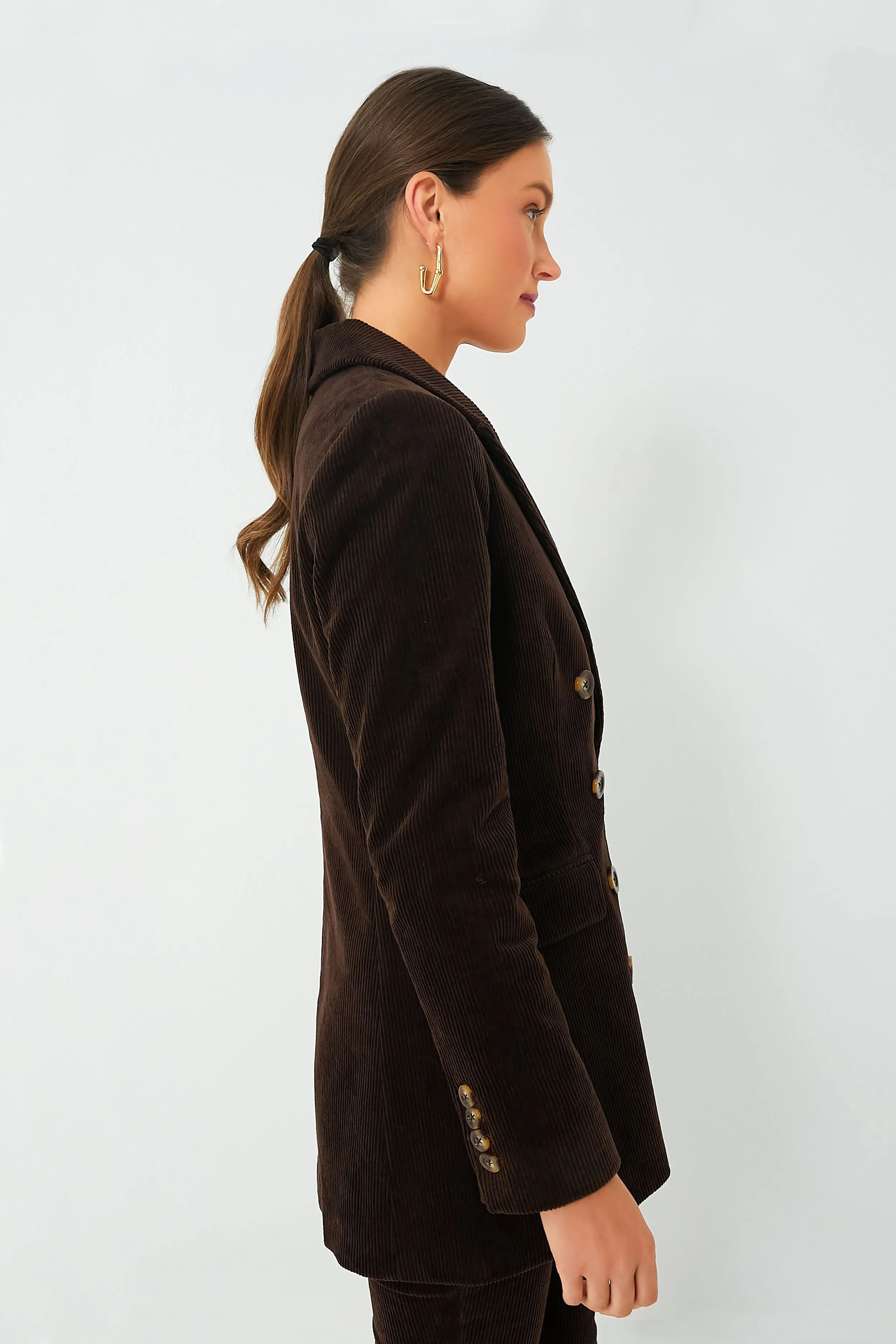 Brown Corduroy Alexander Blazer