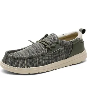 Bruno Marc Men s Breathable Knitted Slip On Loafers