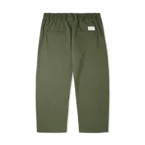 Butter Goods Wide Leg Pants Army Green