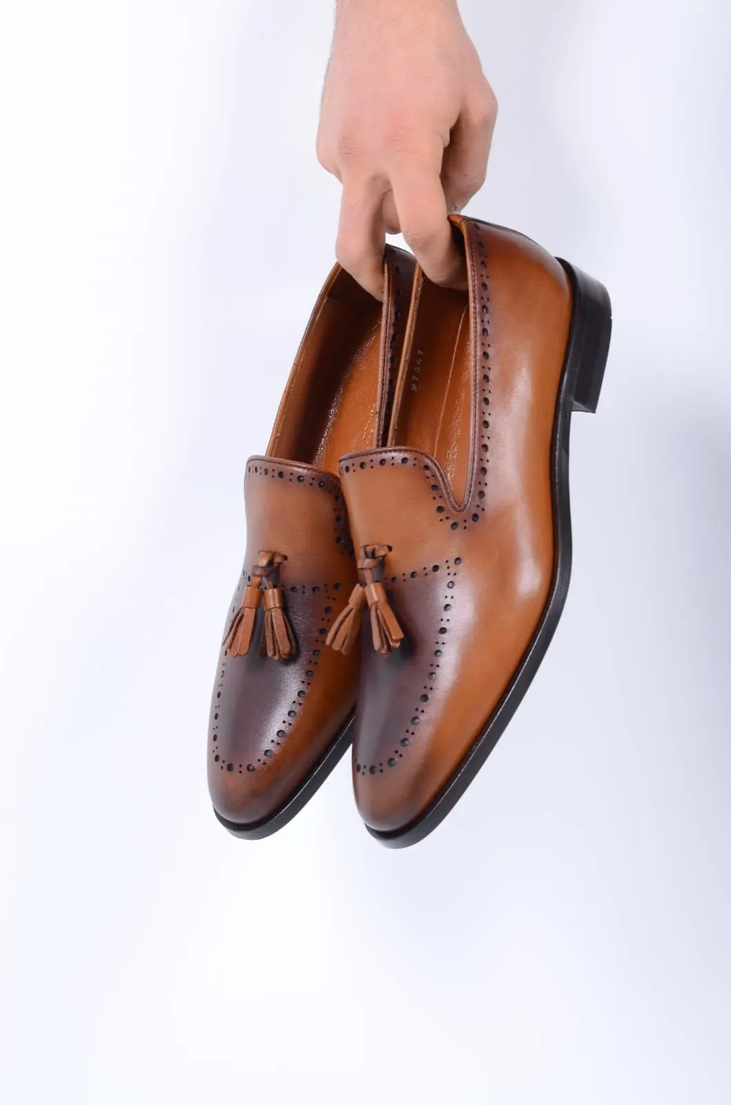 Calf-Leather Loafer Shoes (3 Colors)