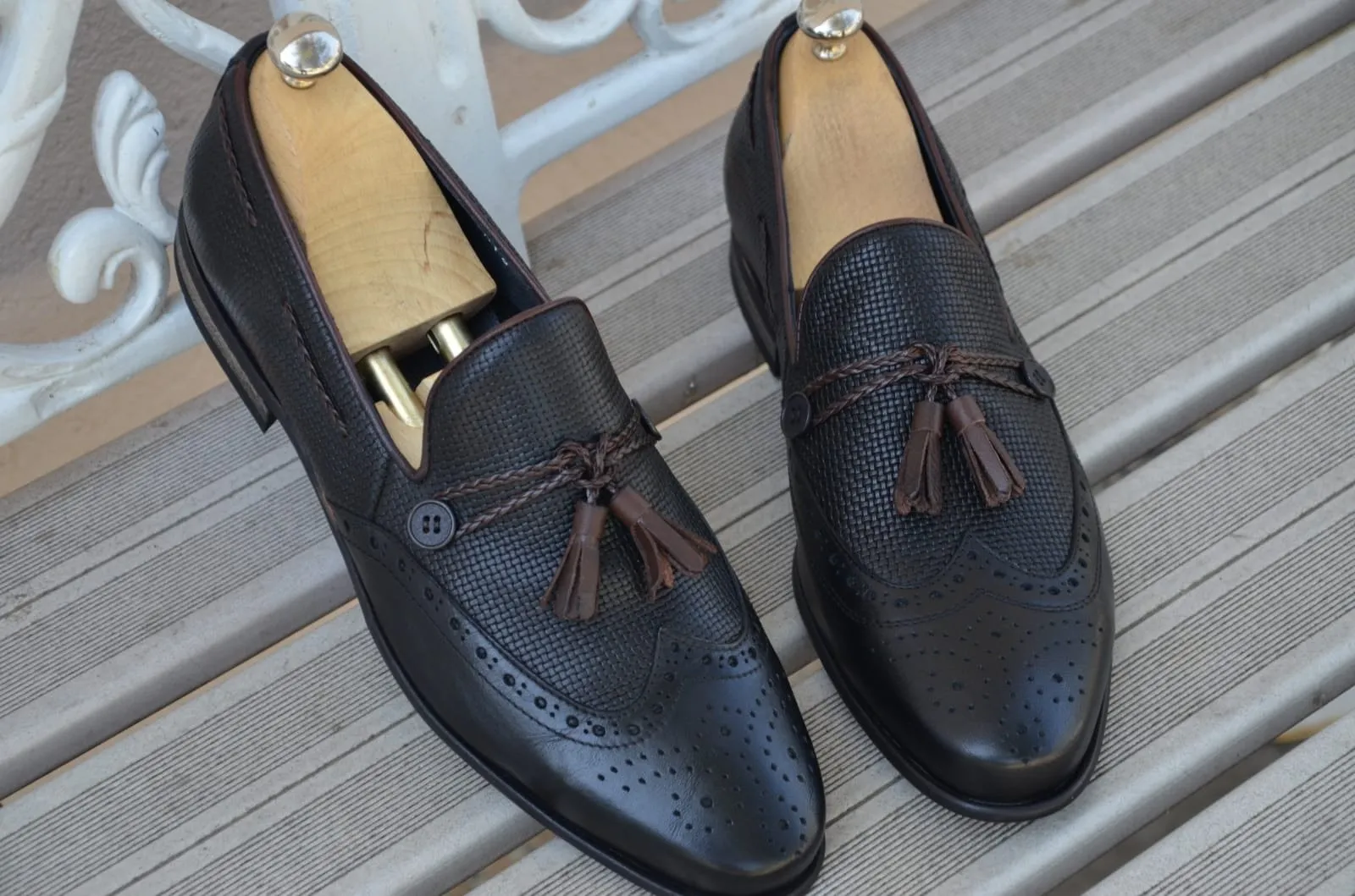 Calf-Leather Loafer Shoes (3 Colors)