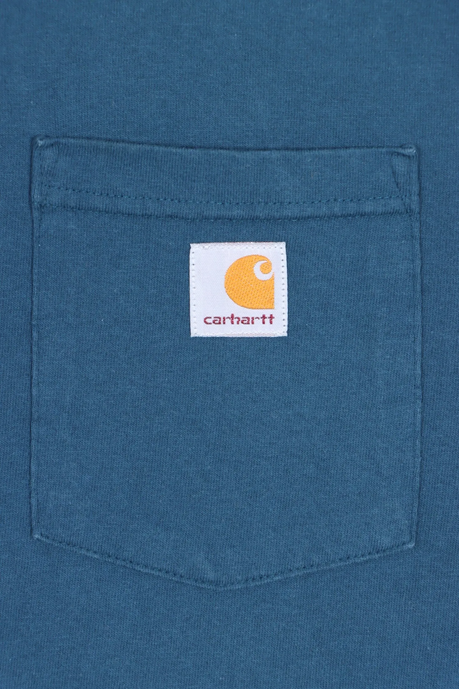 CARHARTT Teal Blue Front Pocket Casual Tee (XL)