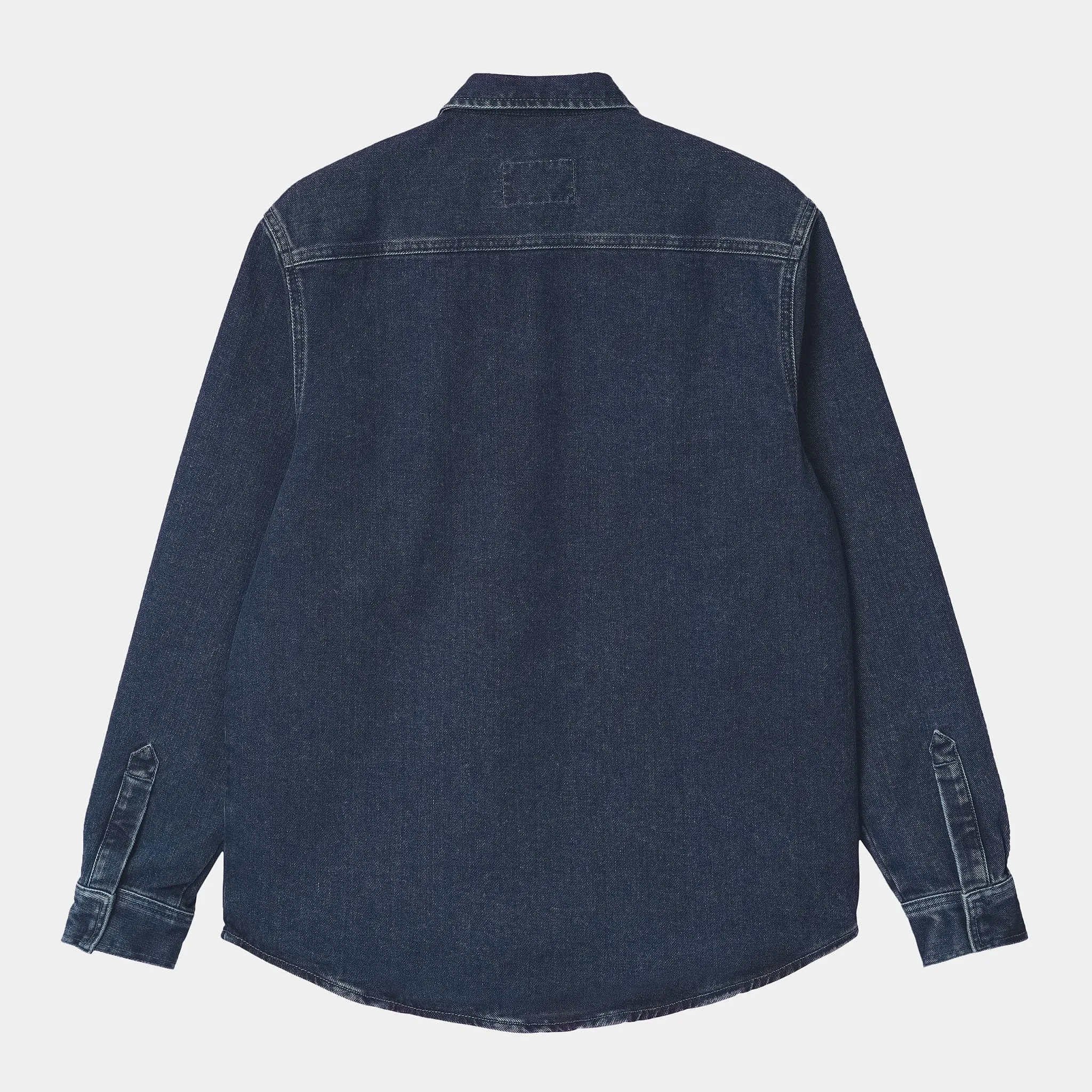 Carhartt WIP - Chemise Salinac - Blue Stone Washed