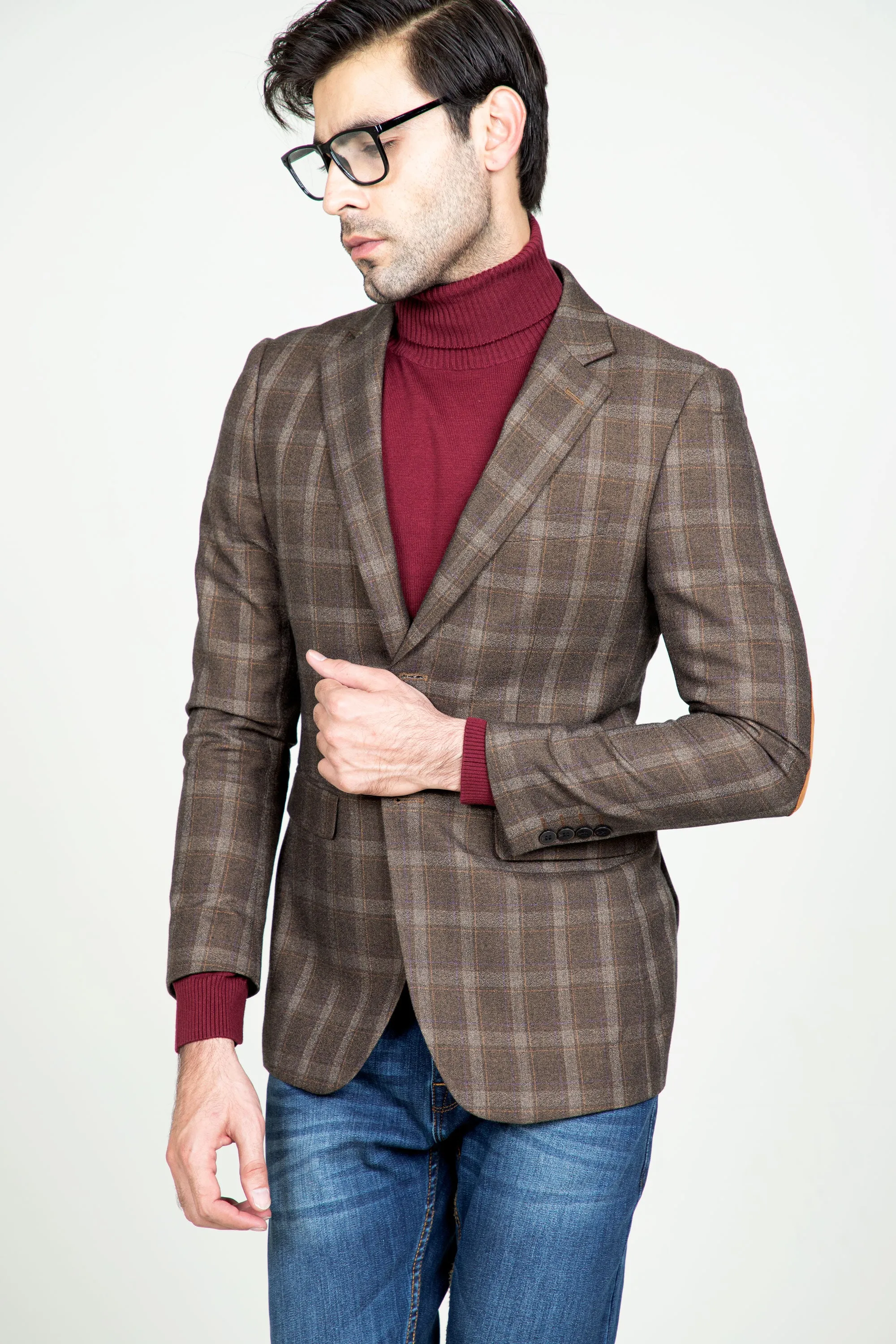 Cedar Window Check Blazer