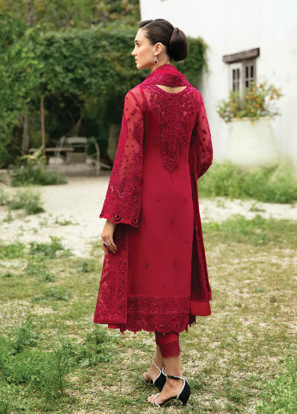 Chant D l'Amour By Gulaal Embroidered Chiffon Unstitched 3 Piece Suit - GL24CE 08 MYSARIA