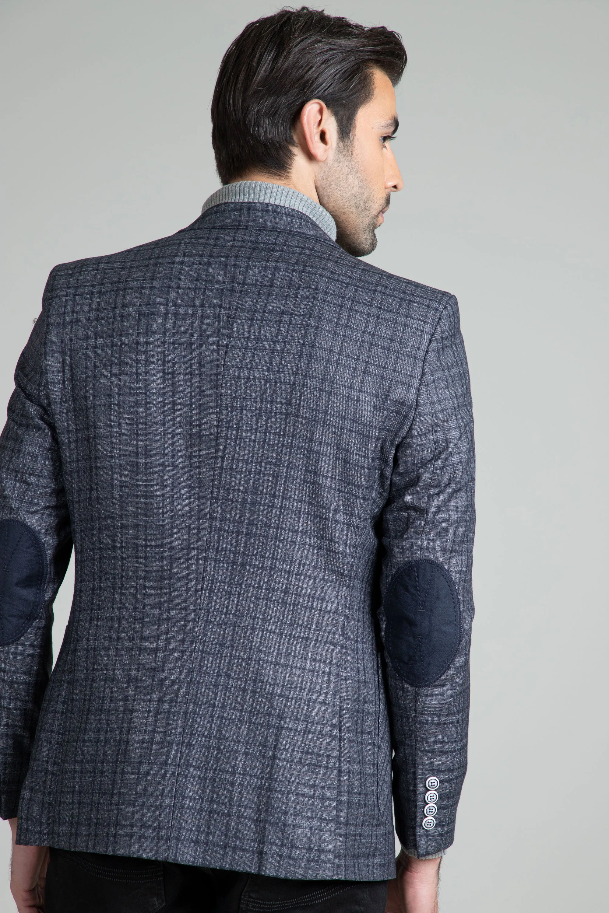 Charcoal Blazer-Made In Turkey