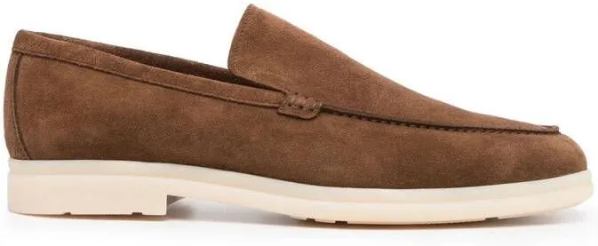 Church's suede slip-on loafers Brown